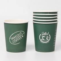 10온스 테이크아웃컵 일회용컵 그린빈 핫컵 종이컵 커피컵 1박스 1000개, 10온스 그린빈컵 1박스 1000개