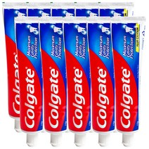 콜게이트 플루오라이드 치약 그레이트 레귤러 플레버, 175g, 10개