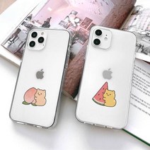 곤룐 쨀리공장 복숭아수박 소프트젤리케이스 LG V40:복숭아쨀리, 1개