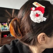 산타클로스 머리핀 크리스마스머리핀