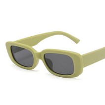 새로운 녹색 직사각형 선글라스 여성 Ins 스타일 Sun Glasses 남성 브랜드 디자이너 Candy Colors Small Square Oculos De Sol