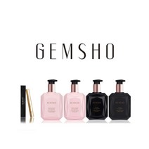 GEMSHO 젬소 두피관리 샴푸 300ml+컨디셔너, 블랙, 핑크