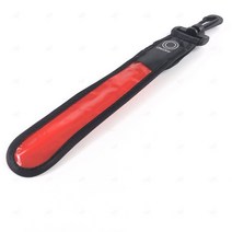 야간 라이딩 등산 LED 반사 조명 팬던트 스트랩 레드, 단품