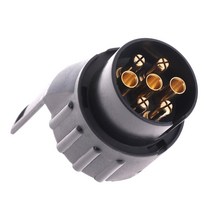 미국식 7핀아답터 어댑터 12v 트레일러 커넥터 - 13핀 캐러밴 전기 변환기, 없음