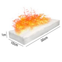 1 피스 칼슘 마그네슘 규산염 파이어 벽난로 안전 바이오 파이어 벽난로 오븐 젤 버너 세라믹 파이버 B 벽난로 파이버, 01 30X10X1CM