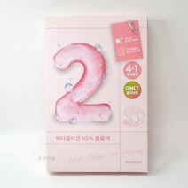 넘버즈인 2번 워터 콜라겐 65퍼센트 볼륨팩 (4매+1매) [라네즈 파운데이션 샘플 증정]