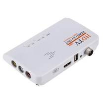1080P HDMI DVB-T TV 튜너 수신기 셋톱 박스 디지털 지상파 출력 PC LCD CRT 모니터, 02 Eu 플러그