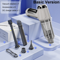 차청소기 휴대용청소기 미니무선청소기 무선진공청소기, 해외, Basic