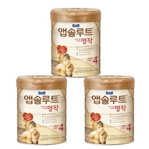 앱솔루트 엄마가 만든 프리미엄 명작 분유 4단계, 800g, 3개
