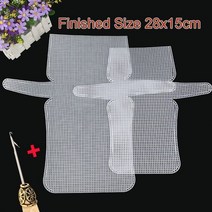 스킬자수세트 수놓기 집순이 취미키트 1set 래치 후크 키트 플라스틱 메쉬 천 가방 만들기 diy 가방 직조 재료 가방 만든 플라스틱 그리드 후크 공예 용품, l