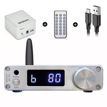 AMXEKR BT30 HD LDAC 블루투스 5.1 리시버 발열 ES9038 오디오 디코더 APTX-HD 홈 시어터, [02] Silver version 1, [02] 220V