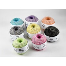 탐이나 털실 합사실 트위드실 팝콘실 아크릴 모헤어 버블실 포인트실 모자실 뜨개실 YARN 얀스케치, 3206. 연그린