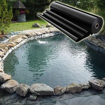 다양한 크기의 연못 방수포 폴리에틸렌 소재 두께 0.3mm, 4x5m