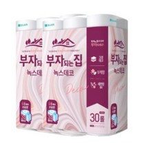 부자되는집 녹스데코 3겹 30m 30롤 x 2팩 화장지 휴지, 단품