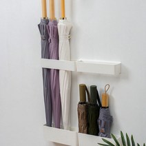 우산꽂이 원룸 미니 걸이 접착식 보관함 현관 벨크로 좁은공간, 우산꽂이01000LDP, 1개