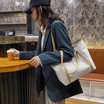 뷰티멋 캔버스 숄더백 데이패션 에코백 가방(베이지)