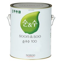 노루페인트 내부용 수성페인트 순앤수 100 4L 무광, 화이트5