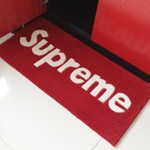 Supreme 슈프림 발매트 카페트 러그 발매트 100 X 40 CM