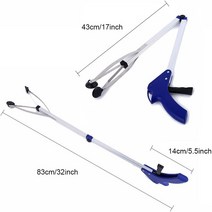 정원청소도구 새로운 Foldable 쓰레기 Reachers 피커 픽업 도구 그리퍼 Extender 그래버 Collapsible, 한개옵션0