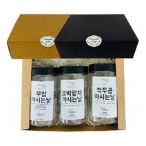 선물세트 국산 티백차 20T(호박팥차 작두콩 우엉차), 2. 블랙BOX 선물세트
