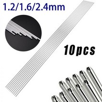 10pcs 용접봉 316L 스테인레스 스틸 TIG 330mm 아르곤 아크 용접, 03-2.4mm
