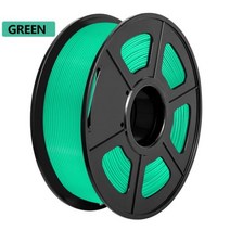 3D 프린터 소모품 필라멘트 SUNLU PLA PLUS 3D 필라멘트 1KG 1.75MM 인쇄 생분해성 재료 무취 밝은 색상 우, 06 PLA Green