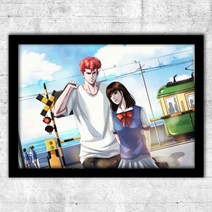 더 퍼스트 슬램덩크 굿즈 판플랫 THE FIRST SLAM DUNK 극장판 smb001, 블랙 프레임, 로즈 10