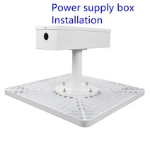 LED 캐노피 빛 60w 80w 100w 150w 뒤뜰 차고 LED 주유소 램프 표면 탑재 recessed 탑재 된 휘발유 역 빛, 01 60W_03 Cold White 6000K, 02 Power Supply Box