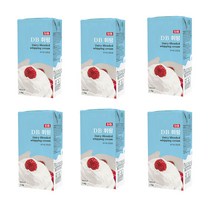 DB 휘핑크림 1kg * 6팩 [아이스박스 포함], 6개