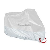 오토바이 커버 UV 안티 야마하 Stratoliner 타포린 Motobike 이동성 스쿠터 액세서리 할리 비, 04 Silver-Silver_03 XL