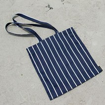 [천삼백케이] [140스푼] 에코백 - Stripe Navy EcoBag