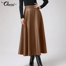 새틴 플리츠 스커트 여성 샤틴 치마 5