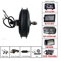 컨트롤러 스로틀 겸용 전동 경량 48V 1000W 지방 Ebike 모터 전기 자전거 컨트롤러 디스플레이 속도 스로틀, 02 SW900 Display Kit, 04 48v1000w F135