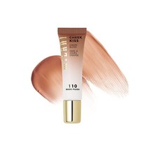 Milani Cheek Kiss 리퀴드 블러쉬 메이크업 블렌딩 빌드 가능한 치크 블러시 경량 블러셔치크 컬러 핑크 플러트 밀라니, Cheek Kiss Liquid - Nude Flush