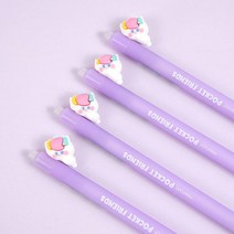 핑크풋 15 유니코니 지워지는 중성펜 0.5mm, 단품