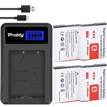 호환 nb-2lbatteryampcanon digital eos 350d400d xt, 4배터리 및 충전기