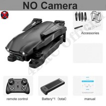키덜트 4DRC새로운 미니 드론 와이드 앵글 HD 4K 2021 P 듀얼 카메라 와이파이 Fpv RC 접이식 쿼드콥터 드론 선물 1080, CHINA, 카메라 금지