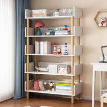 거실오픈 벽면책장 수납선반 인테리어 책장 2/3/4/5단 3사이즈, 2단-40*24*56cm