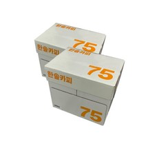 한솔 복사용지 복사지 A4 75g 5000매 사무실 학교 종이