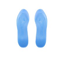 ANKRIC 평발깔창 PU 실리콘 인솔 쿠션 쿠션 소프트 마사지 투명 인솔 쿠션 커팅 방미끄럼 방지 발바닥