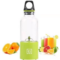 호환용 휴대용 500ml 4 날 블레이드 블렌더 쥬스 기계 믹서 전기 미니 USB 푸드 프로세서 쥬서 스무디, 초록