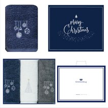 크리스마스 고급 뱀부 징글벨 세트 단체 얀 타올 타월 도매 가정용 기념 3매선물+쇼핑백 송월 세면 답례품 수건 제작 행사 대나무소재, 쿠팡2 골고루(랜덤), 쿠팡2 본상품선택