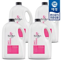 애경 [샴푸180ml 증정] [펌프증정]케라시스 샤이닝 데미지 케어 샴푸/린스 4000ml x4개, 린스