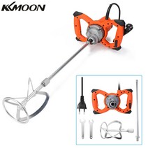 KKMOON 시멘트믹서기 교반기 믹서드릴 콘크리트 전기믹서드릴 2300W/980r, 1개