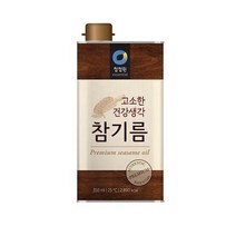신세계] 가공 청정원 고소한 건강생각 참기름 350ml 1개