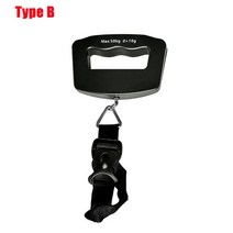 산업용 전자저울 디지털 계량기 미니 스케일 휴대용 lcd 스케일 수하물 무게 균형 여행 가방 여행 가방 50kg, 금