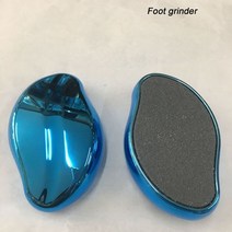 때밀이스펀지 집에서 얼굴 때 밀기 각질 제거제 하드 각질 페디큐어 스크러버 필링 유물, 푸른