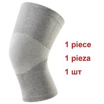 1 pcs 얇은 탄성 무릎 보호대 무릎 보호대 지원 coyoco 피부 색 구호 관절염, 밝은 회색, XL
