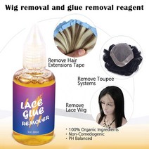 타일본드 가발 본드 리무버 레이스 헤어 익스텐션 Toupees 1 Oz MH88, 01 as