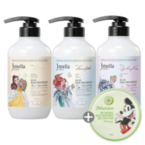 제이멜라 트리트먼트 블루밍 피오니 500ml 1개 + 팜므파탈 500ml 1개 + 스파클링 로제 500ml 1개 + 증정 (더내추럴 알로에 수딩시카젤 300ml 1개, 옵션1